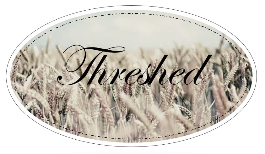 Threshed